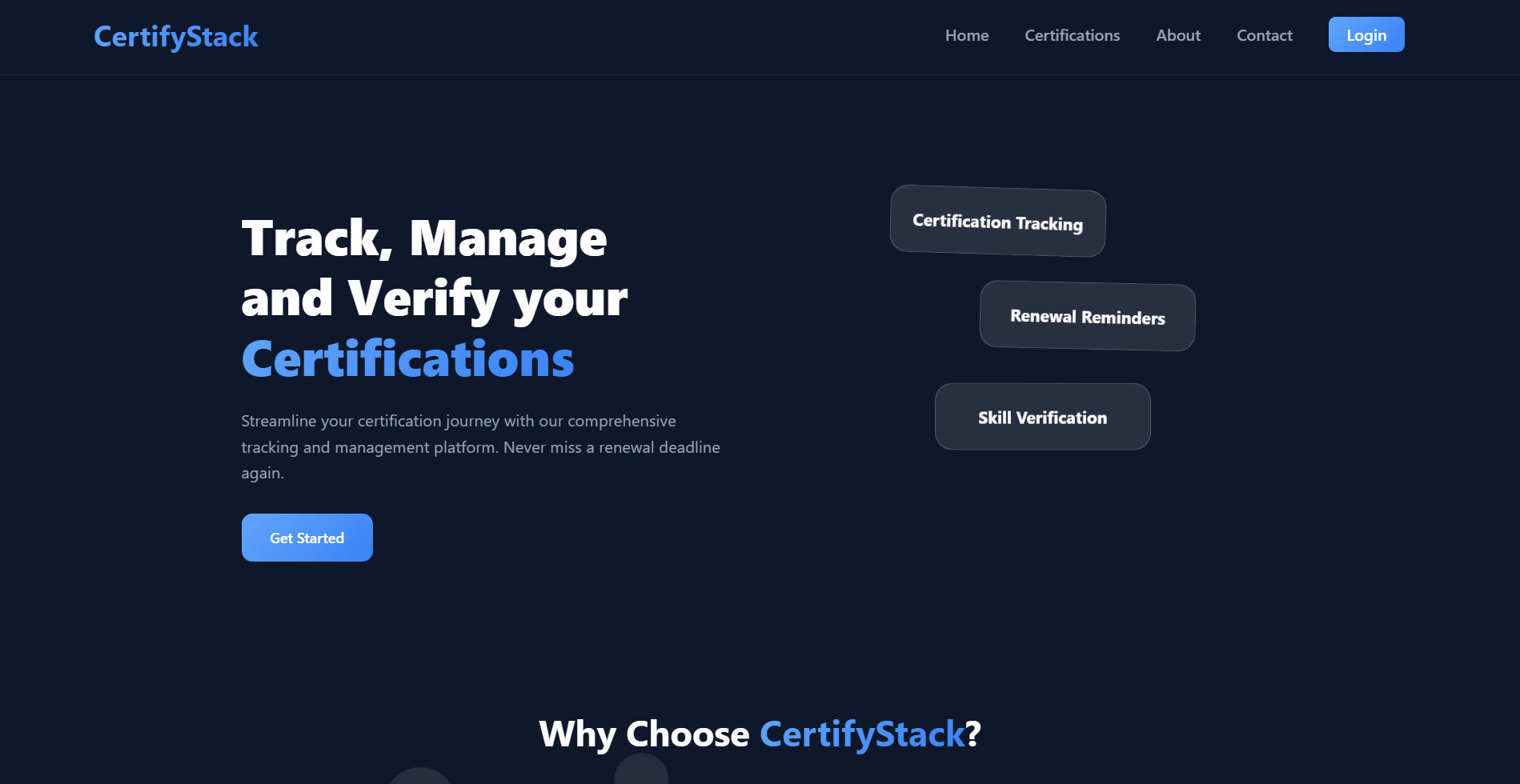 Certification Management System